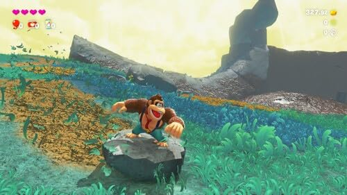 Surf on terrain in Donkey Kong Bananza