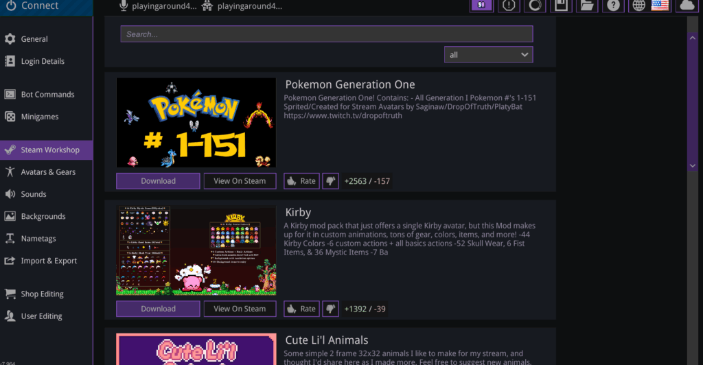 Stream Avatars Steam Workshop